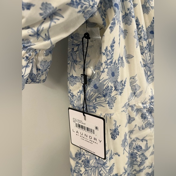 Laundry by Shelli Segal Puff Sleeve Mini Dress - Picture 4 of 5